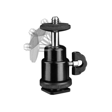 Mini Ball Head Hot Shoe Light Stand Adapter - Arahan Photo
